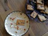 Biscuits chocolat, avoine, sésame, noisettes