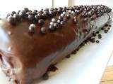 Buche praline croustillant et chocolat