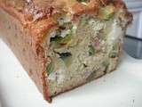 Cake courgettes/lardons/feta