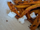 Carottes rôties moutarde, miel, citron et feta