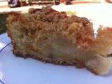 Coffee cake version abricots/brugnons