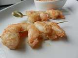 Crevettes vanille/piment d'espelette