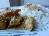 Emince de poulet orange/sesame