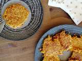 Galettes lentilles corail et patate douce