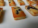 Mini financiers aux fruits rouges