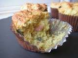 Muffins lardons/gruyere