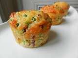 Muffins petits pois/lardons