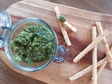 Pesto de fanes de carottes