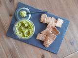 Pesto de petits pois, menthe, basilic et citron