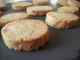 Sables apero parmesan/noisettes