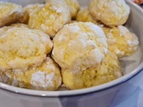 Biscuits craquelés citron, crinkles