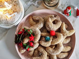 Bredele- biscuits de noël -croissants sables a la cannelle