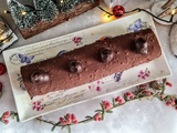 Bûche facile roulée chocolat, suchard