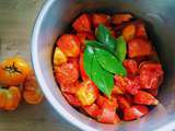 Coulis de tomates maison, conservation au congélateur