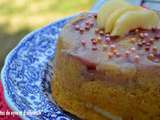 Gâteau façon tatin aux pêches et son smoothie