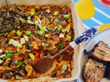 Keftegi aux légumes rôtis au four