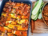 Lasagnes de courgettes à la sauce bolo