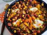 Légumes façon tajine à la saucisse de morteau