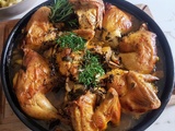 Poulet rôti à l’artichaut de Jérusalem et au citron