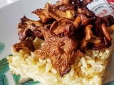 Rif pilaf au safran et aux girolles