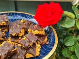 Snickers maison, dattes et beurre de cacahuètes
