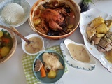 Vraie recette de la poule au pot, cuisson sur le feu et au four