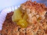 Crumble mangue ananas a la noix de coco