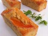 Financiers aux abricots et basilic