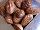 Madeleines gourmandes au nutella