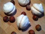 Petites meringues gourmandes au pralin