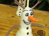 Cakes pops Olaf