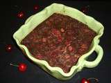 Clafoutis au chocolat et aux cerises