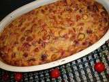 Clafoutis aux cerises, à la cannelle et au kirsch