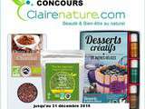 Concours de Noël avec Clairenature.com