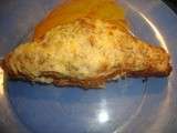 Croissant au saumon fumé/gruyère/béchamel