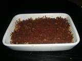 Crumble poire et chocolat