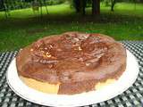 Gâteau marbré au chocolat noir et au beurre de cacahuètes