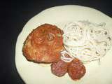 Osso bucco à la sauce tomate, pesto rosso et chorizo