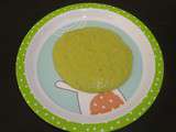 Purée de petits pois et de pomme de terre des 6 mois