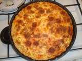 Quiche chorizo et tomate