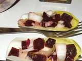 Salade d'endive et de betterave rouge