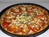 Tarte à l'aubergine et aux tomates façon moussaka