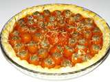 Tarte aux mini-tomates farcies