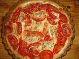 Tarte aux tomates et au Bresse bleu