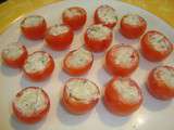 Tomates cerises farcies au tzatziki