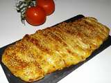 Tresse feuilletée à la Taponata et aux tomates