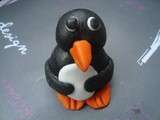 Tutoriel pour faire un pingouin en pâte à sucre