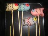 Cake pops Poissons Colorés