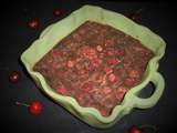 Clafoutis au chocolat et aux cerises