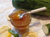 Confiture de courgettes au citron